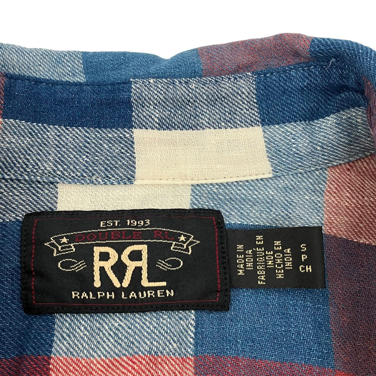 RRL チェック長袖シャツ 古着・中古-6枚目のアイテム画像