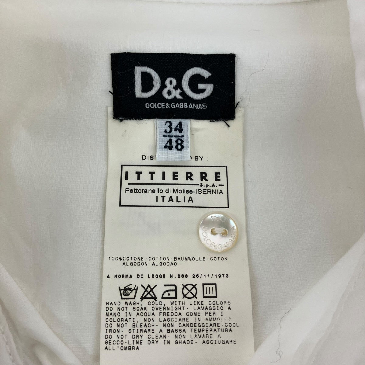 D＆G 長袖シャツ 古着・中古-6枚目のアイテム画像