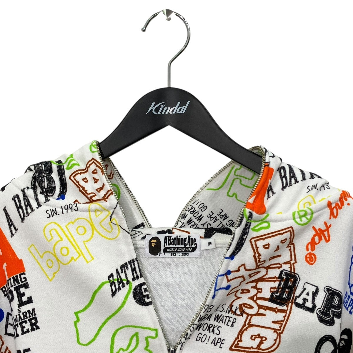 A BATHING APE(アベイシングエイプ) Shark Hand-Drawn Graphic Zip-Up