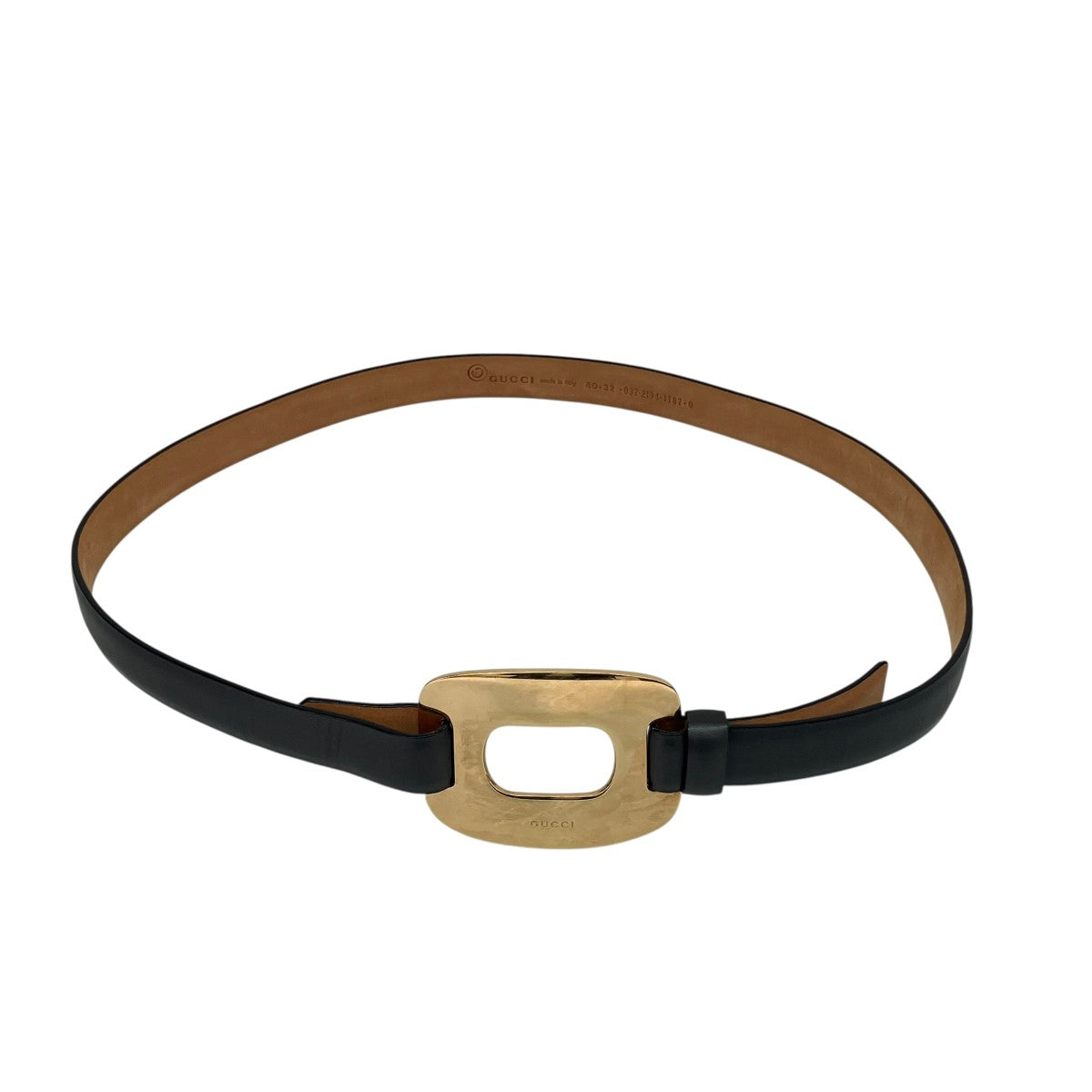 GUCCI レザーベルト037･2194･1187･0 古着・中古-1枚目のアイテム画像