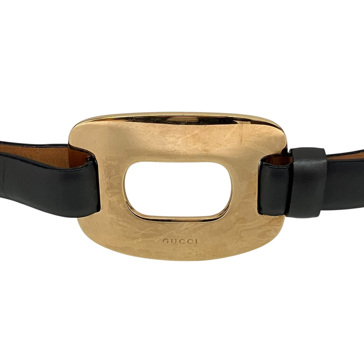 GUCCI レザーベルト037･2194･1187･0 古着・中古-3枚目のアイテム画像