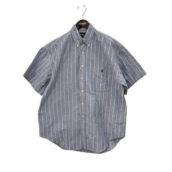 【POTATOHEAD】Ralph Lauren ストライプボタンダウンM POLO RALPH LAUREN(ポロラルフローレン) ストライプ半袖ボタンダウン