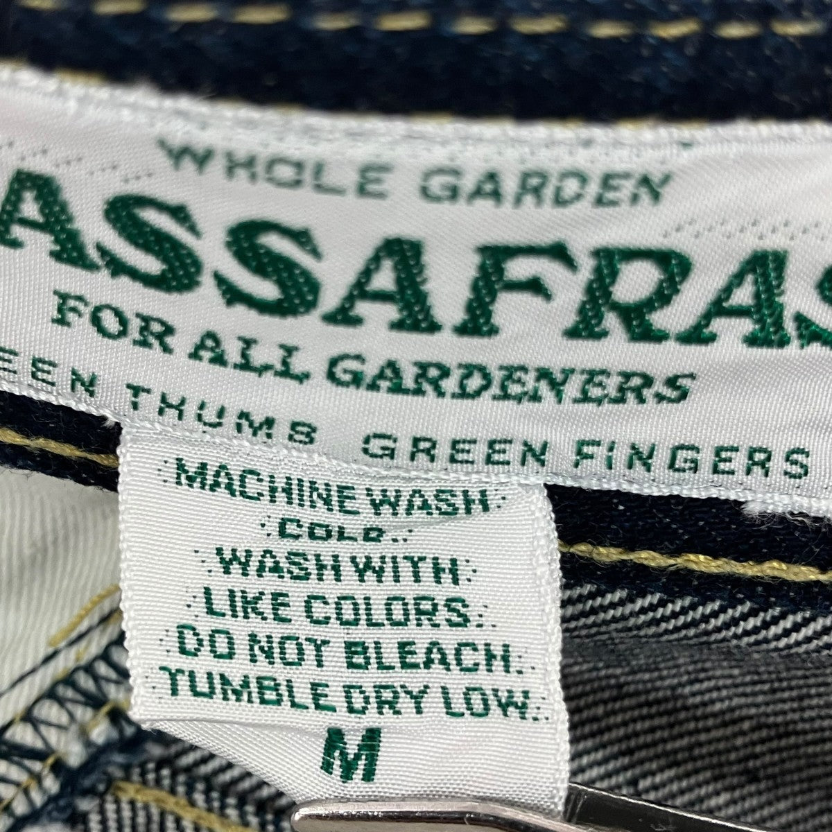 SASSAFRAS デニムパンツ 古着・中古-7枚目のアイテム画像