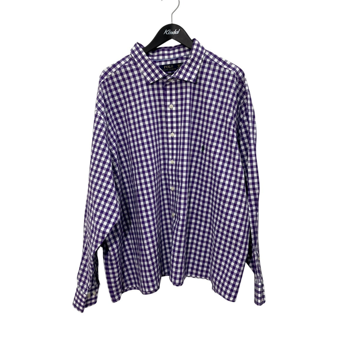 POLO RALPH LAUREN チェック長袖シャツ 古着・中古-1枚目のアイテム画像