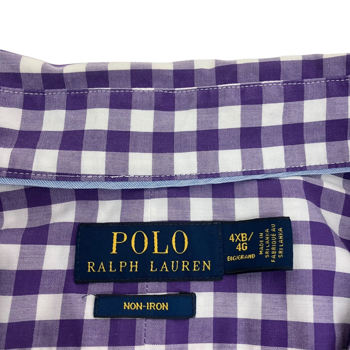 POLO RALPH LAUREN チェック長袖シャツ 古着・中古-5枚目のアイテム画像