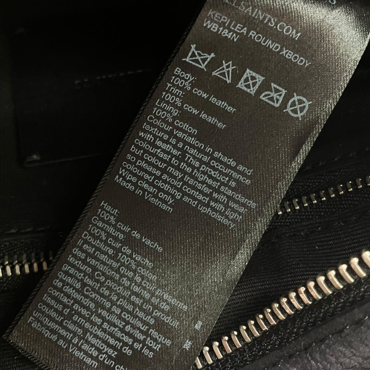 ALL SAINTS ショルダーバッグ 古着・中古-5枚目のアイテム画像
