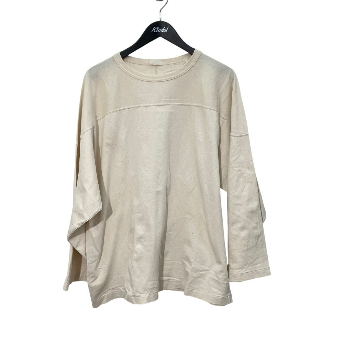 COMOLI Football T-shirtロングスリーブTシャツN03-05001 古着・中古-1枚目のアイテム画像