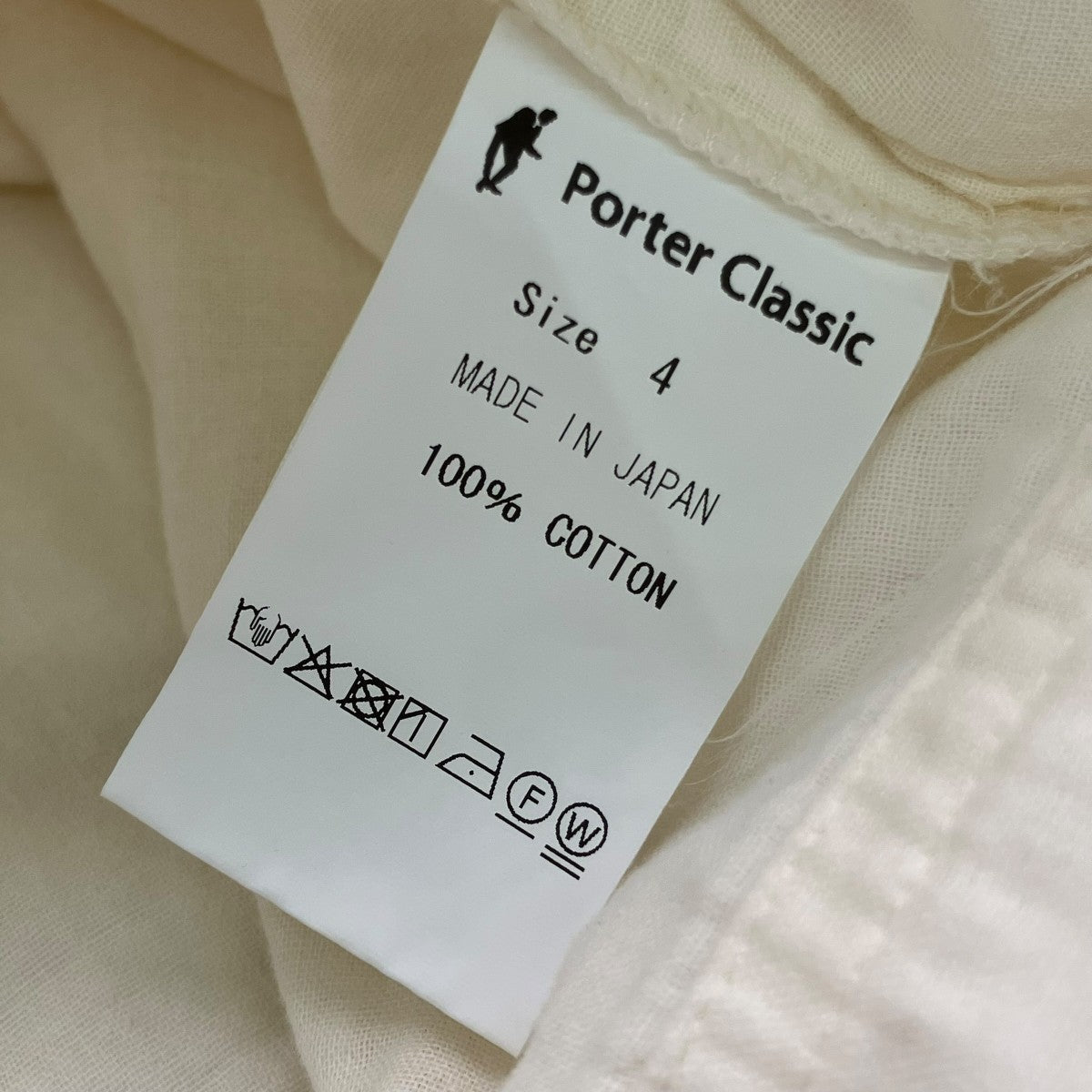Porter Classic GAUZE T SHIRT半袖カットソー 古着・中古-5枚目のアイテム画像