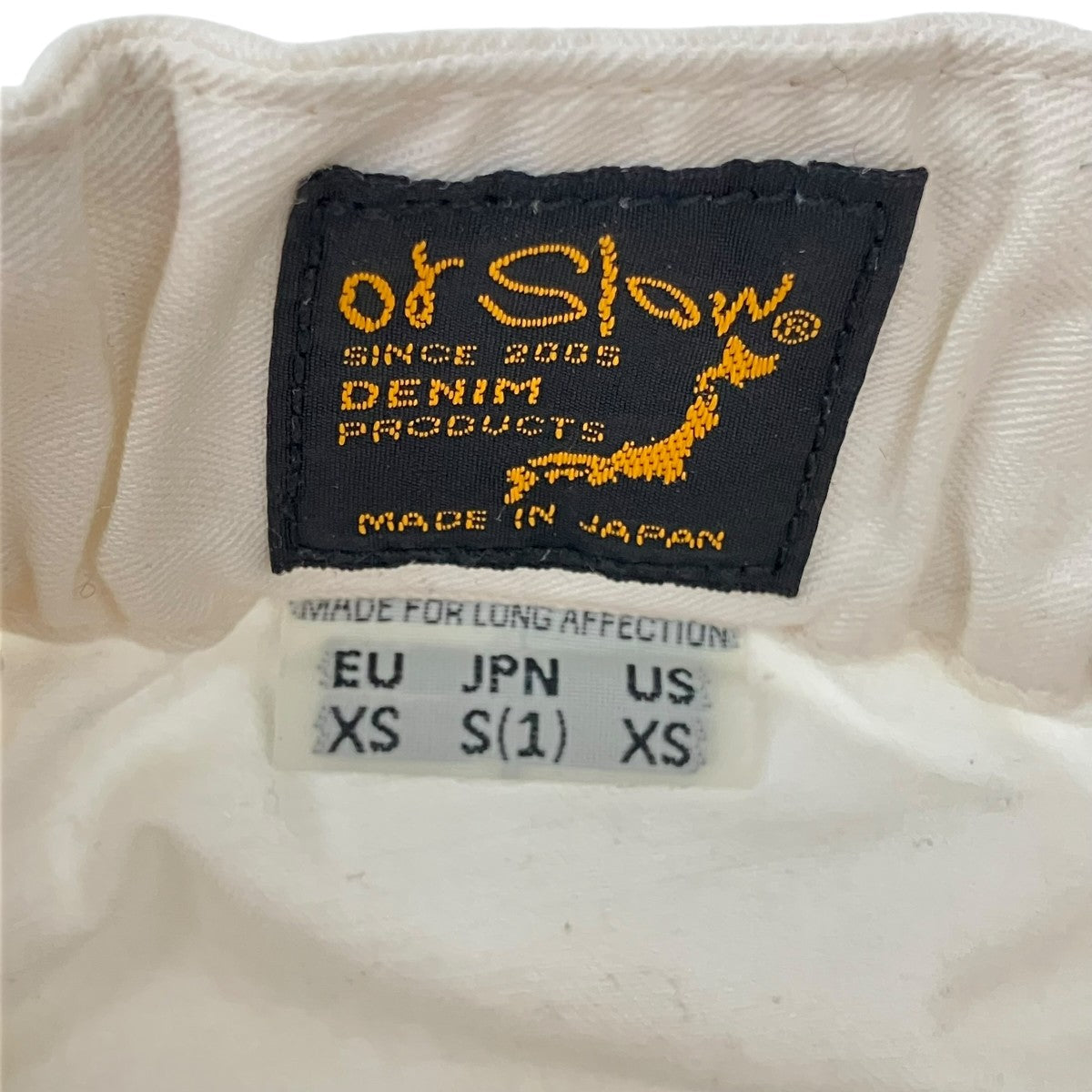 orSlow フレンチワークパンツ 古着・中古-7枚目のアイテム画像