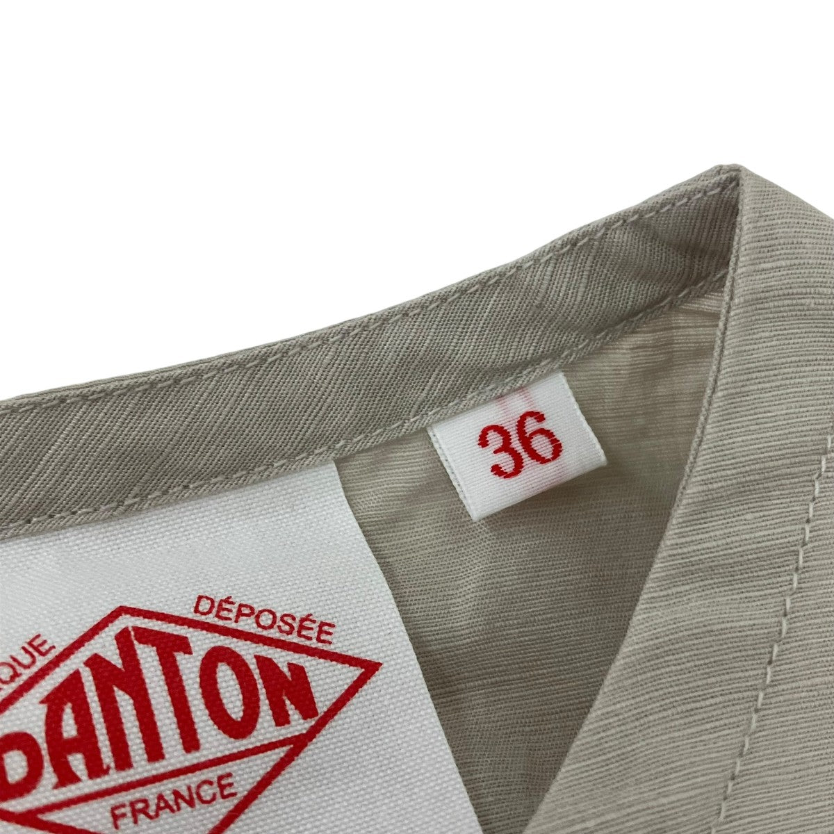DANTON カラーレスプルオーバーシャツDT-B0121 古着・中古-5枚目のアイテム画像