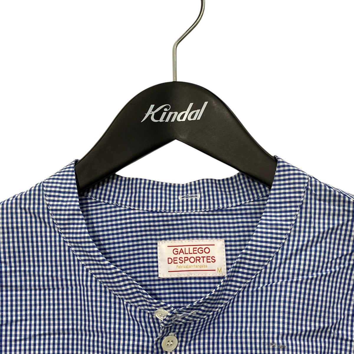 GALLEGO DESPORTES GINGHAM CHECKギンガムチェック長袖シャツ 古着・中古-3枚目のアイテム画像