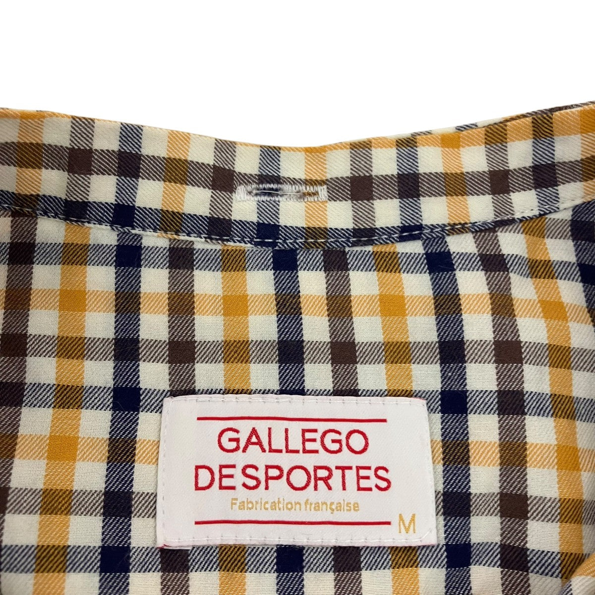 GALLEGO DESPORTES チェック長袖シャツ 古着・中古-5枚目のアイテム画像