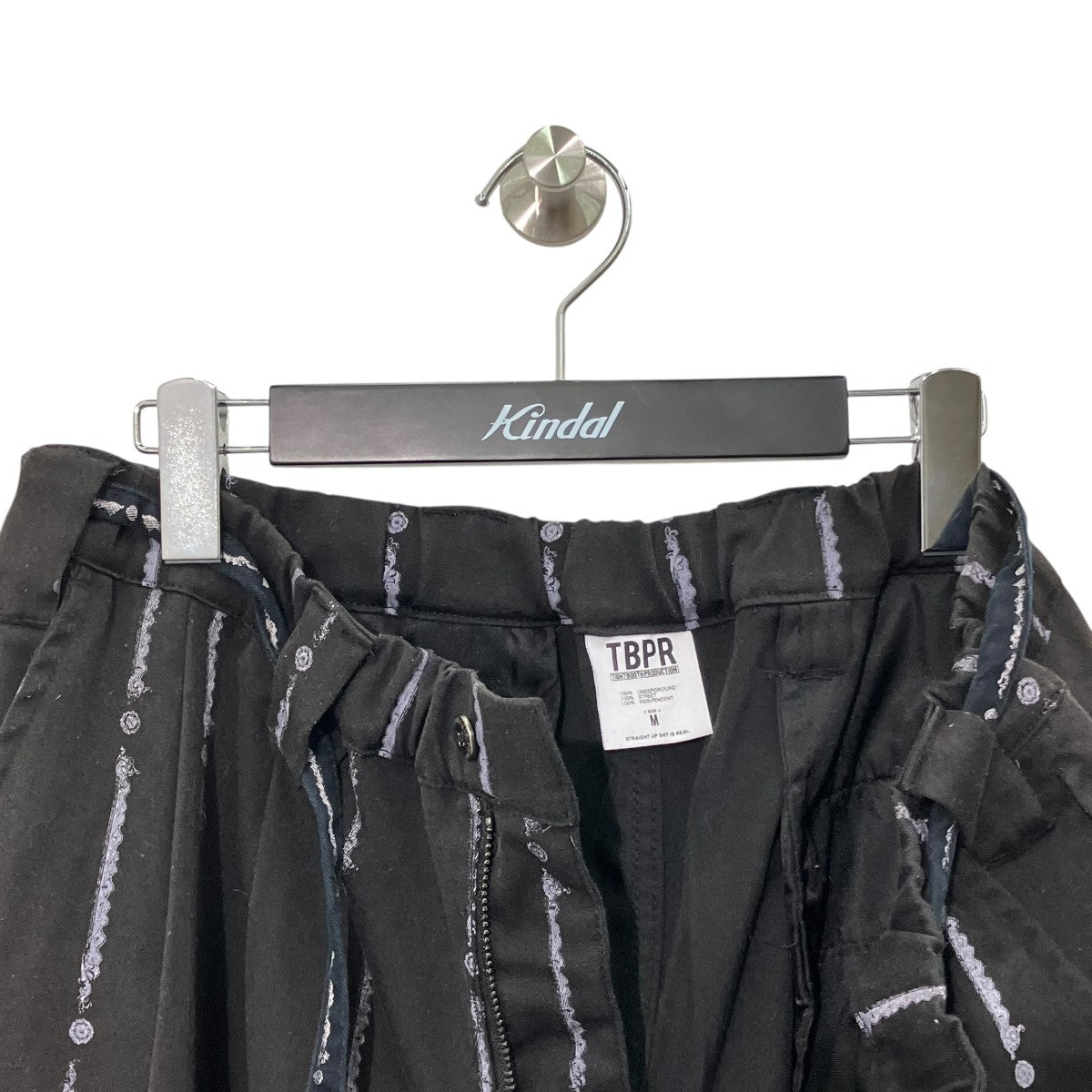 TIGHTBOOTH PRODUCTION YUKICHI STRIPE BAGGY SLACKSストライプスラックスパンツ 古着・中古-3枚目のアイテム画像