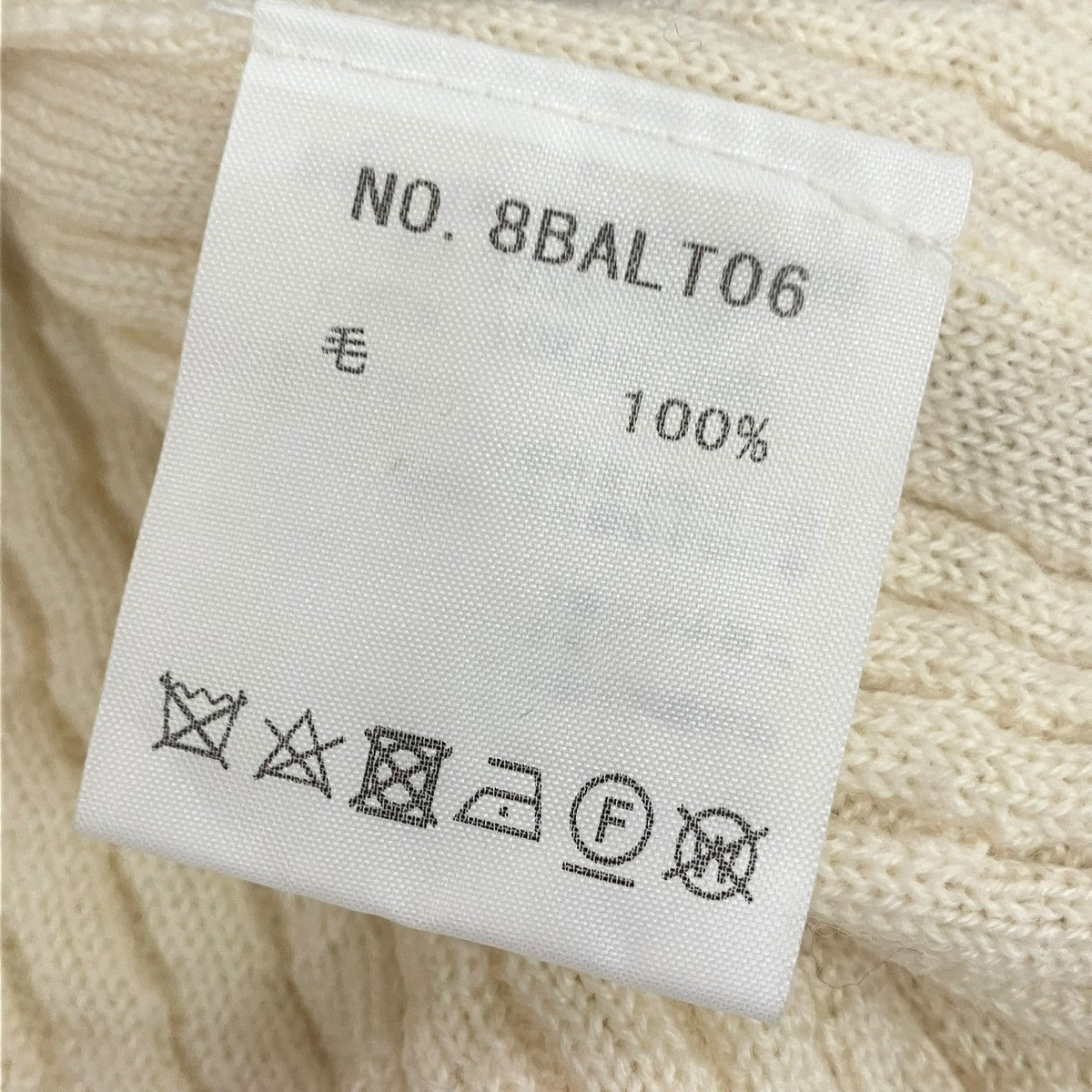 OBLI ボウタイニットカーディガン8BALT06 古着・中古-5枚目のアイテム画像