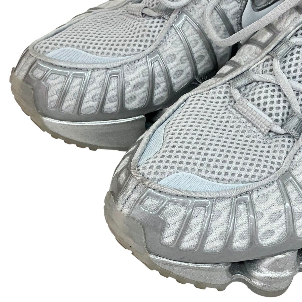 NIKE NIKE W SHOX TL PURE PLATINUM／CHROMEスニーカーAR3566-003 古着・中古-5枚目のアイテム画像