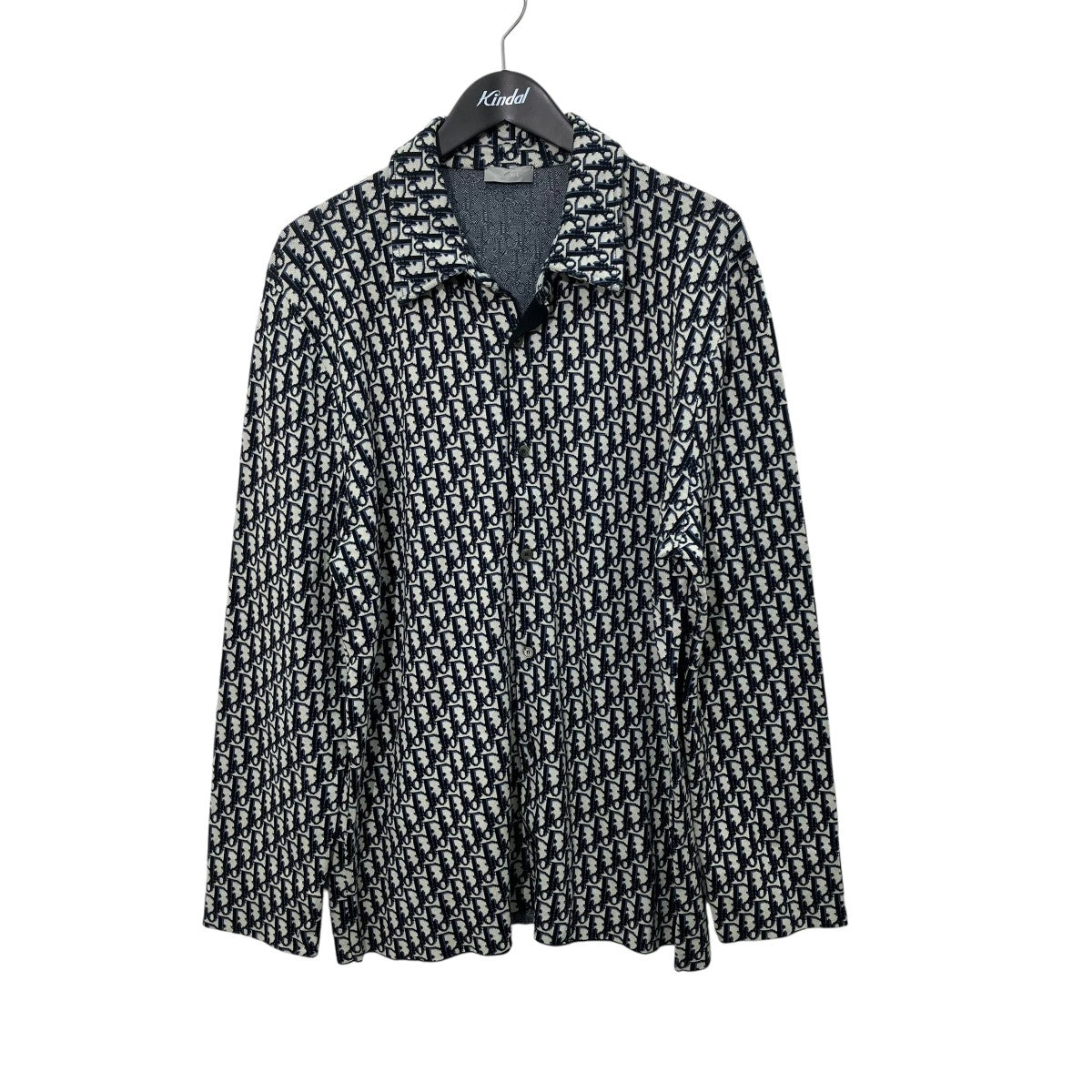 Oblique Overshirt総柄ニットシャツ023M550AT099