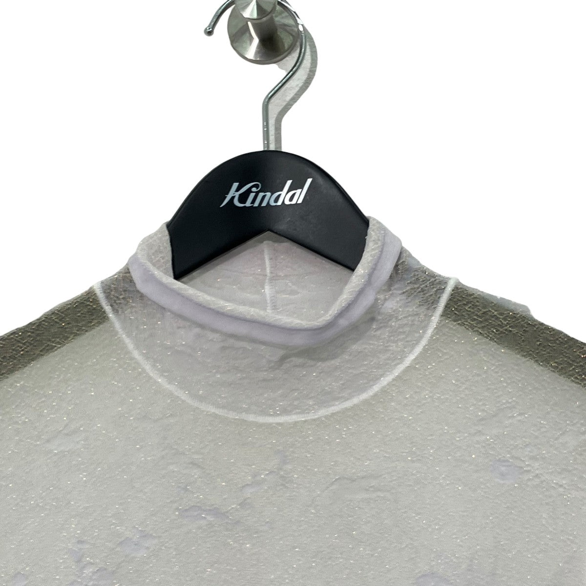 Nature Pattern Sheer Knitted High Neck TopハイネックカットソーMM25SS-KN062