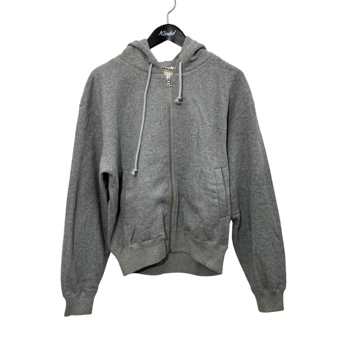AURALEE SMOOTH SOFT BD SWEAT ZIP PARKAジップパーカーA25AP04TU 古着・中古-1枚目のアイテム画像