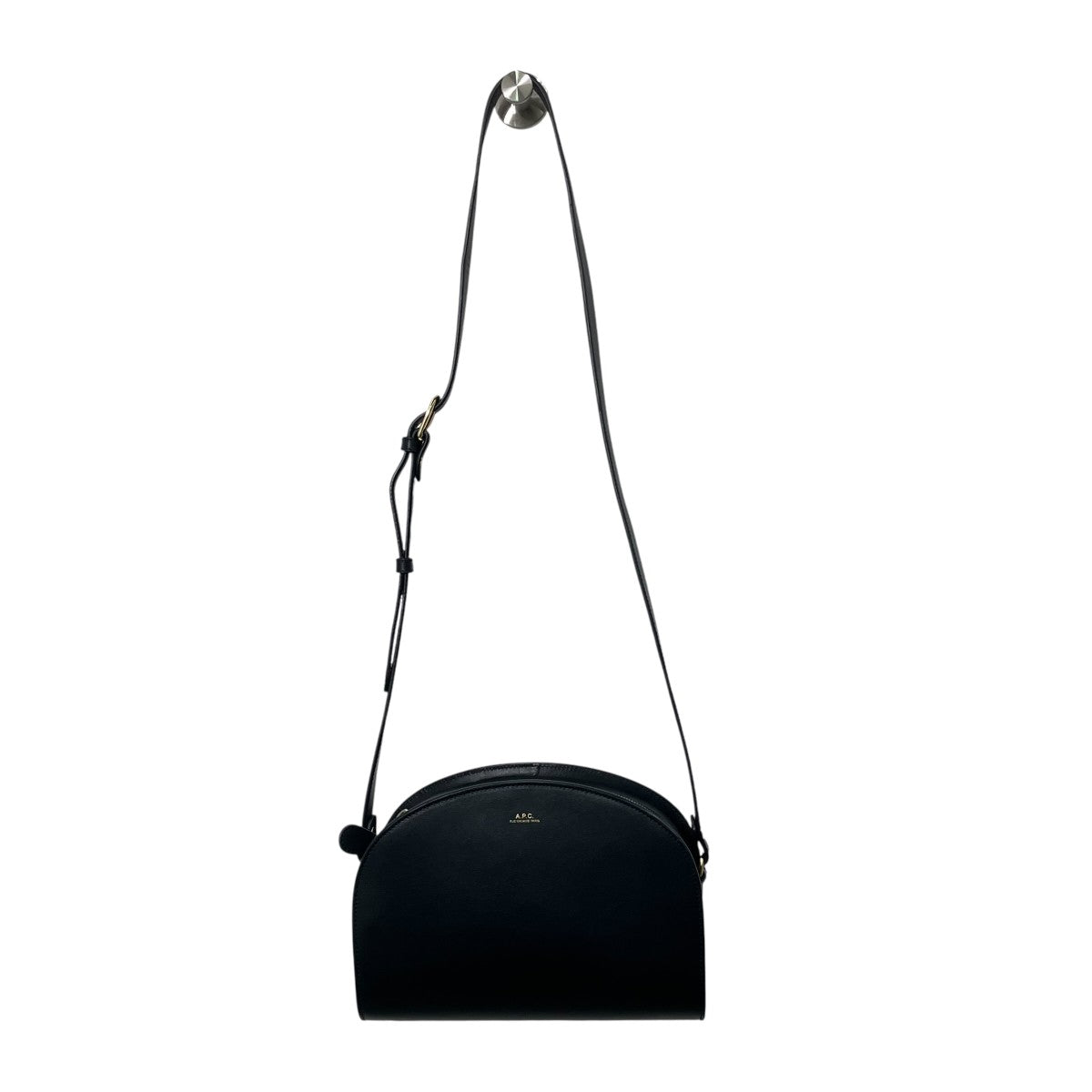 A．P．C． ハーフムーンショルダーバッグ 古着・中古-1枚目のアイテム画像