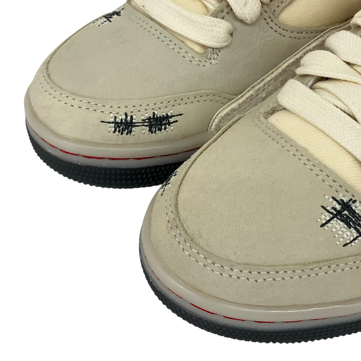 NIKE×WHO DECIDES WAR Jordan Flight Court MuslinローカットスニーカーHQ2958-100 古着・中古-5枚目のアイテム画像