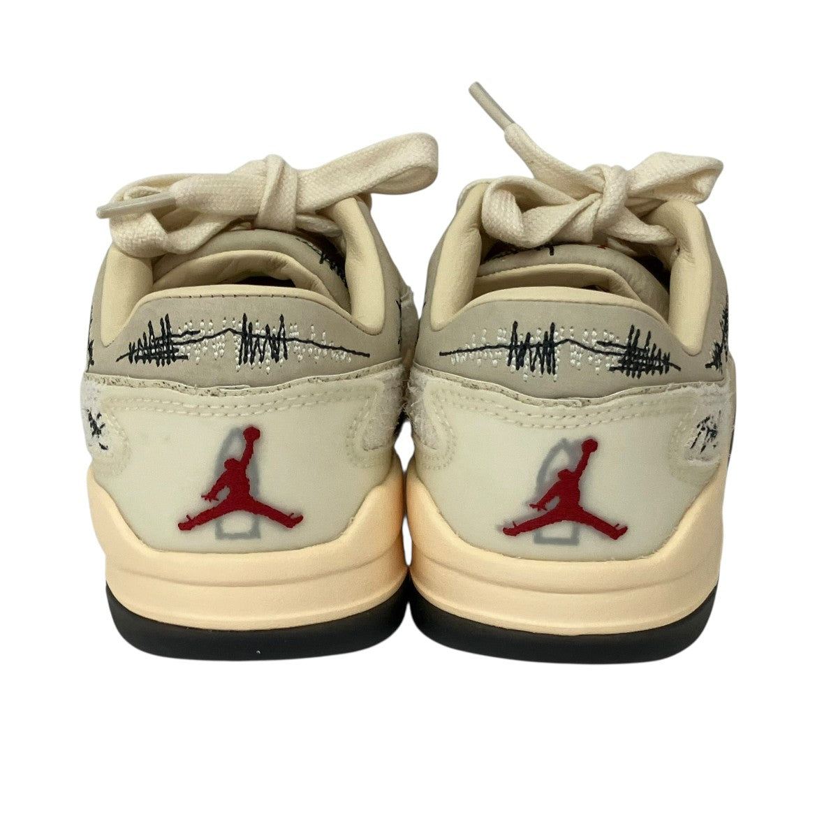 NIKE×WHO DECIDES WAR Jordan Flight Court MuslinローカットスニーカーHQ2958-100 古着・中古-6枚目のアイテム画像