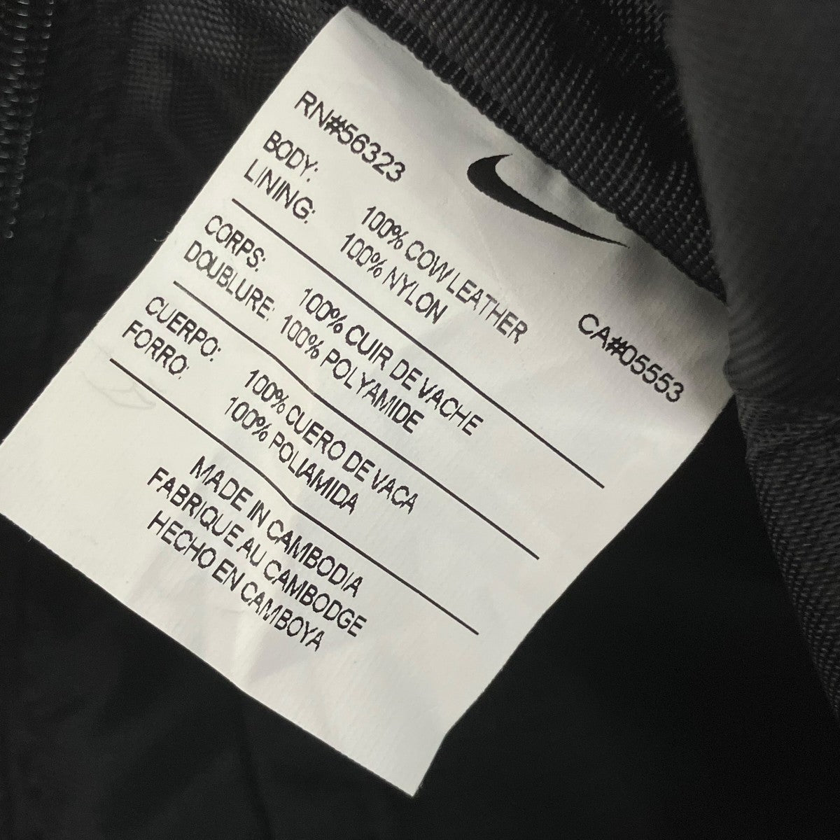 Supreme×NIKE Leather Shoulder BagレザーショルダーバッグHJ7964 古着・中古-6枚目のアイテム画像