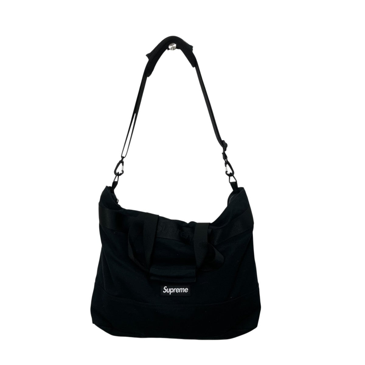 【美品】SUPREME バッグ Supreme(シュプリーム) Tote Bagメッセンジャーバッグ ブラック
