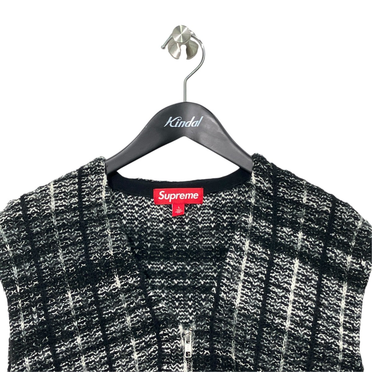 Supreme SPECKLED ZIP UP SWEATER VESTニットベスト 古着・中古-3枚目のアイテム画像