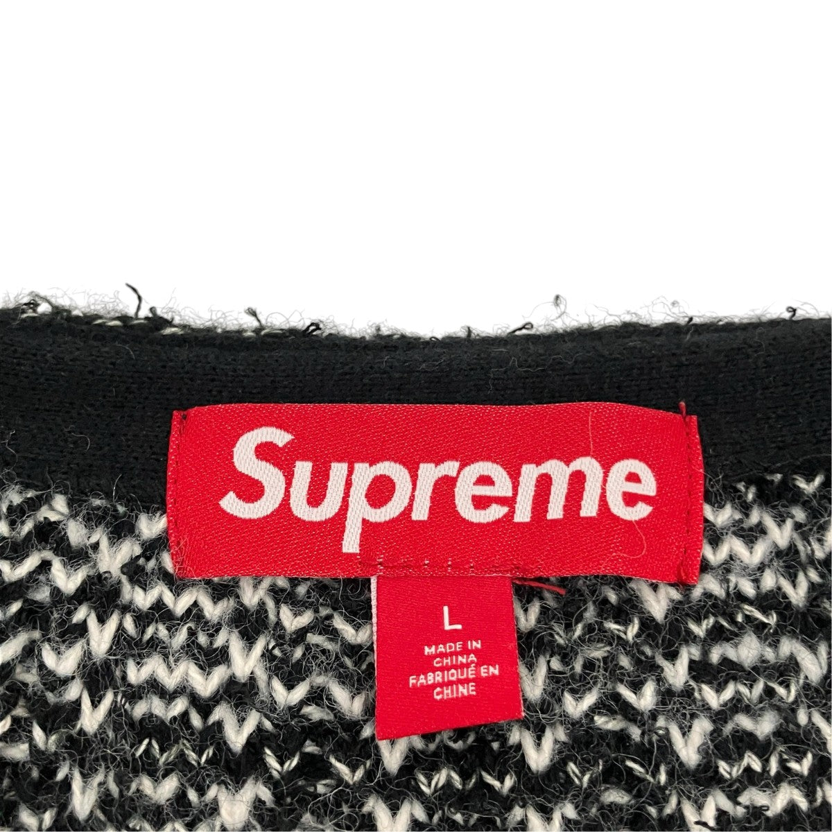 Supreme SPECKLED ZIP UP SWEATER VESTニットベスト 古着・中古-4枚目のアイテム画像