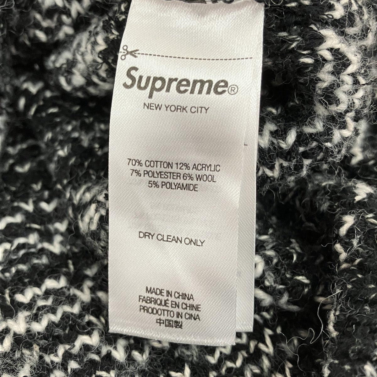 Supreme SPECKLED ZIP UP SWEATER VESTニットベスト 古着・中古-5枚目のアイテム画像