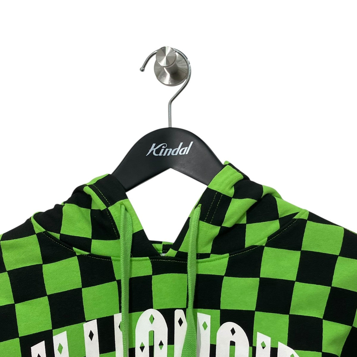B．B．GRAND PRIX HOODIEチェックプルオーバーパーカー