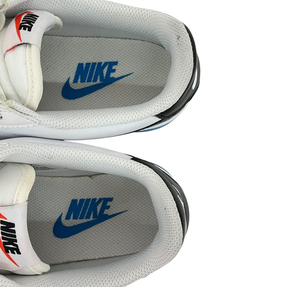 NIKE W CORTEZ WHITE BLACK-LT PHOTO BLUE-SAILローカットスニーカーDN1791-100 古着・中古-4枚目のアイテム画像