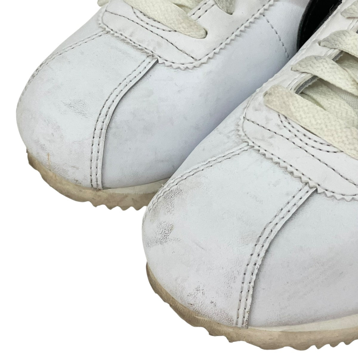 NIKE W CORTEZ WHITE BLACK-LT PHOTO BLUE-SAILローカットスニーカーDN1791-100 古着・中古-5枚目のアイテム画像