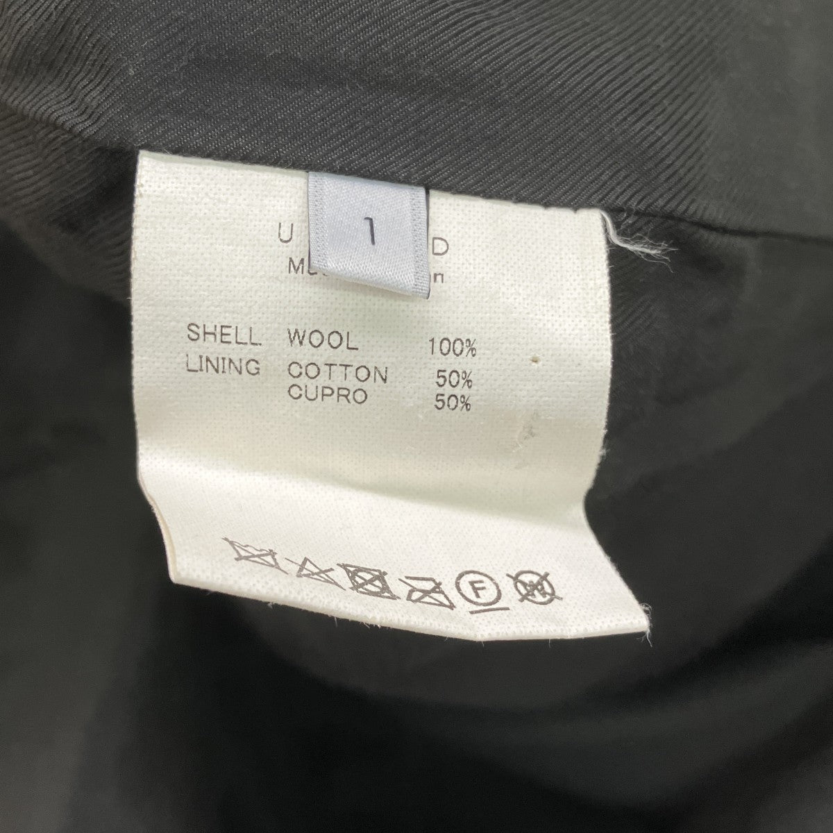UNUSED ガンクラブチェックコートUS1307 古着・中古-5枚目のアイテム画像