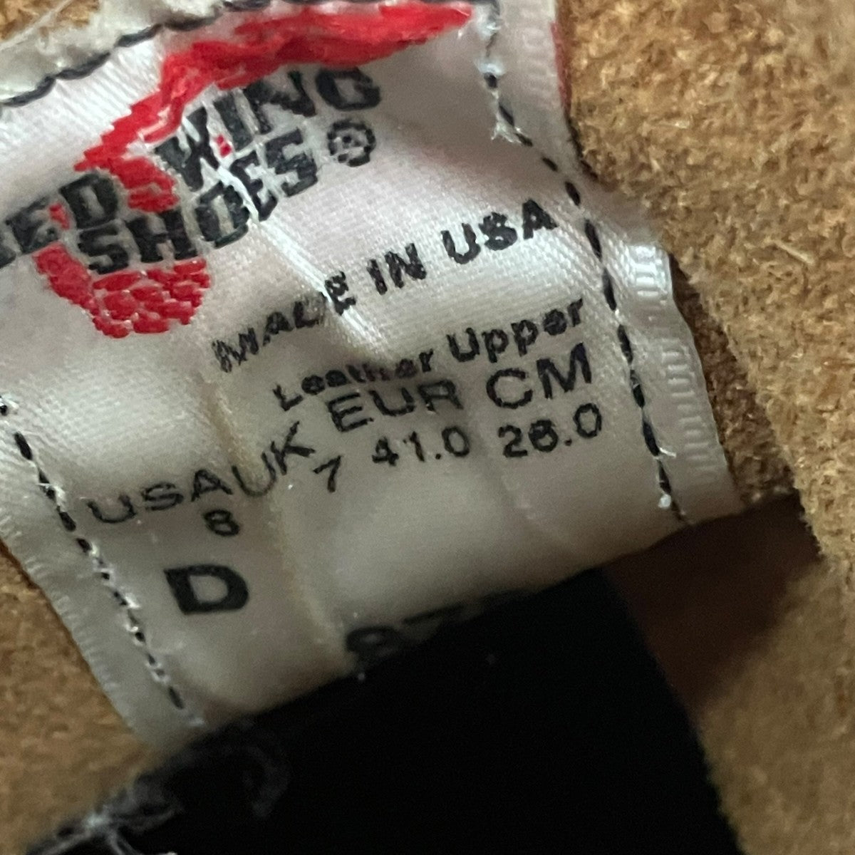 RED WING レースアップブーツ875 古着・中古-10枚目のアイテム画像