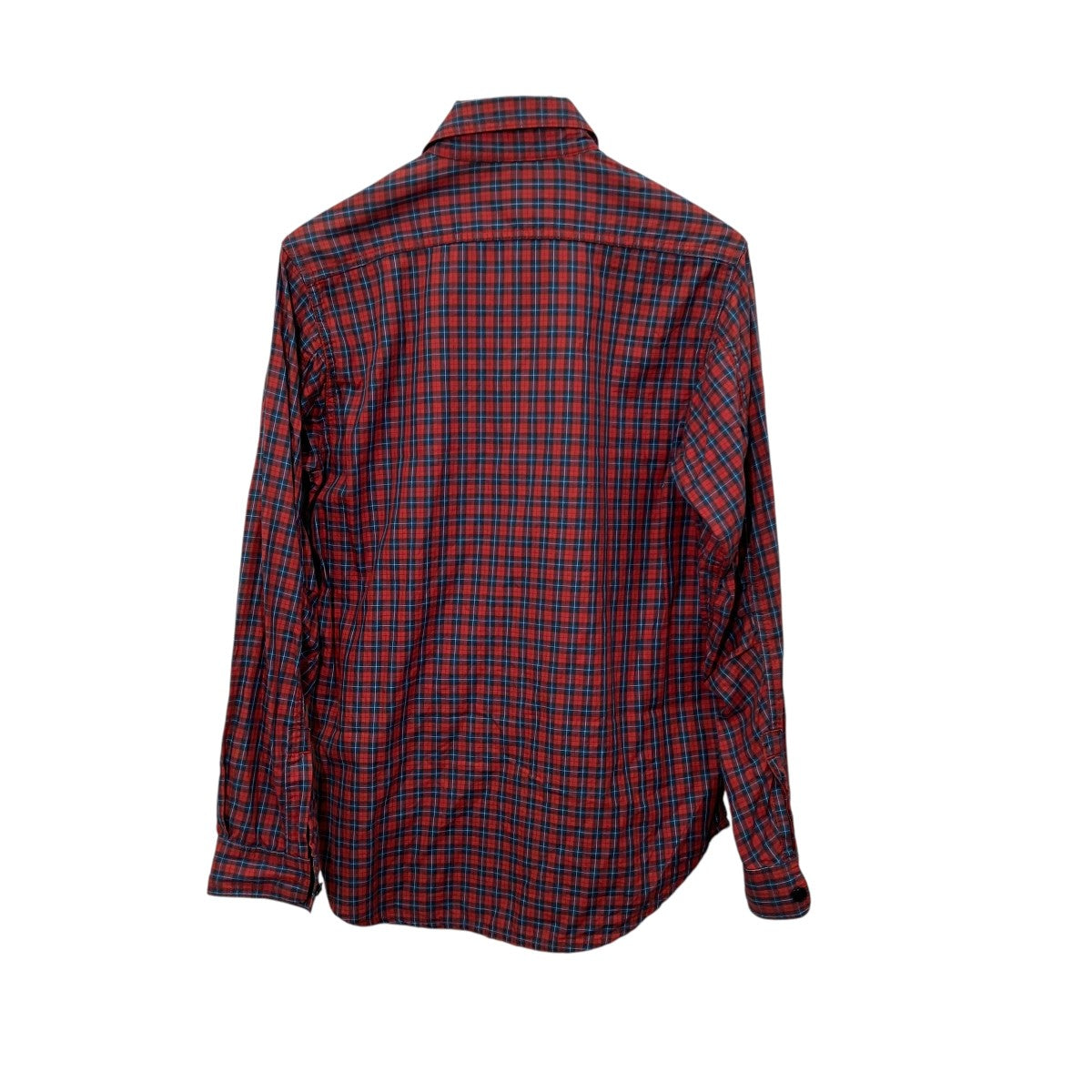 SASSAFRAS チェック長袖シャツ 古着・中古-2枚目のアイテム画像