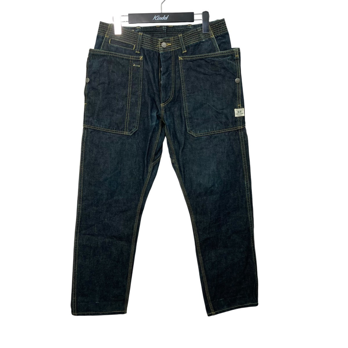 SASSAFRAS デニムパンツ 古着・中古-1枚目のアイテム画像