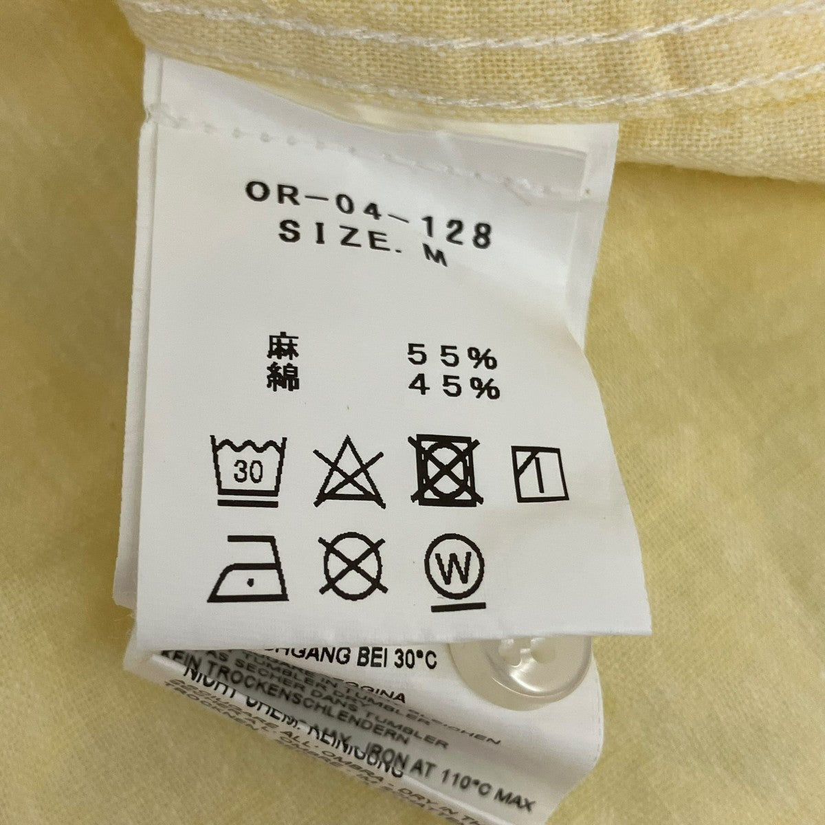 ORIAN 長袖シャツOR-04-128 古着・中古-5枚目のアイテム画像