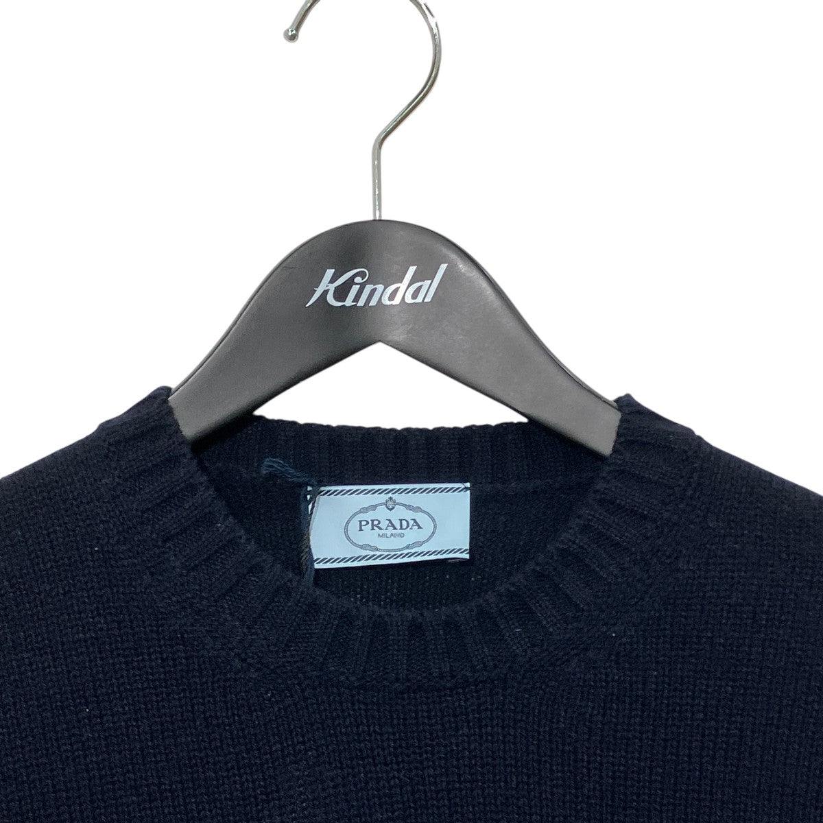 PRADA(プラダ) クルーネックニット124A54 124A54 ネイビー サイズ 38