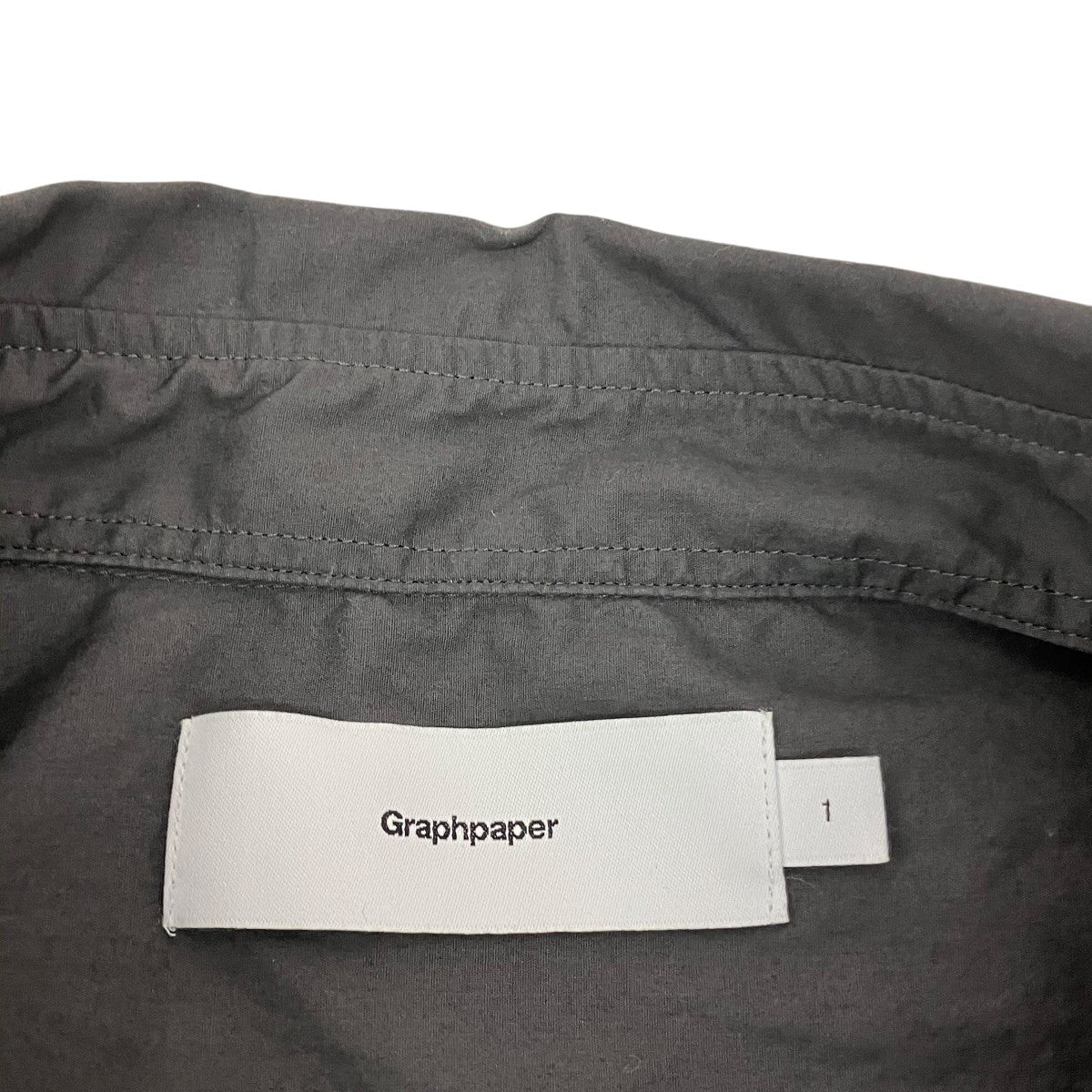 Graphpaper Broad L／S Oversized長袖シャツGM243-50001B 古着・中古-6枚目のアイテム画像