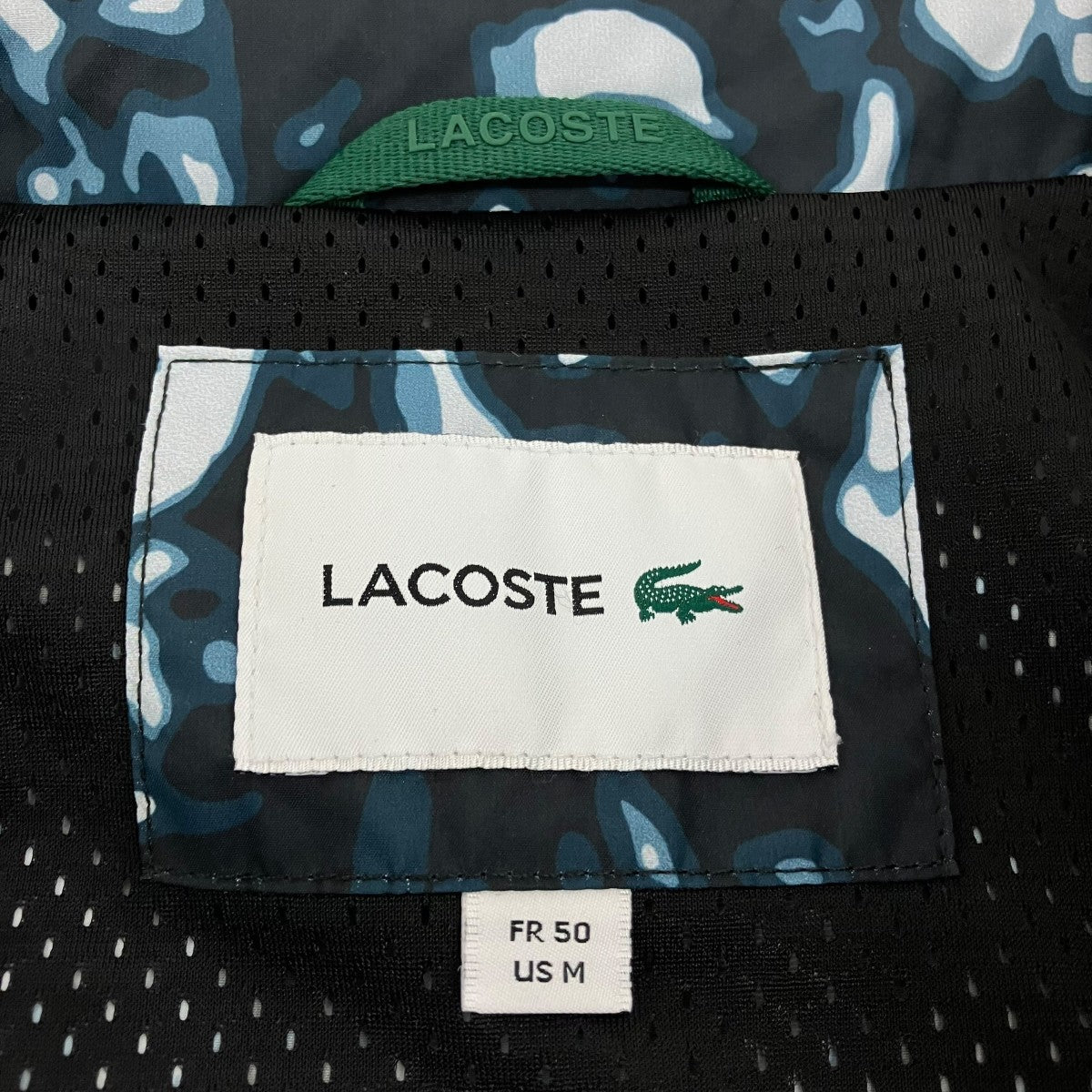 LACOSTE オールオーバーテクニカルジップジャケットBH2594 古着・中古-5枚目のアイテム画像