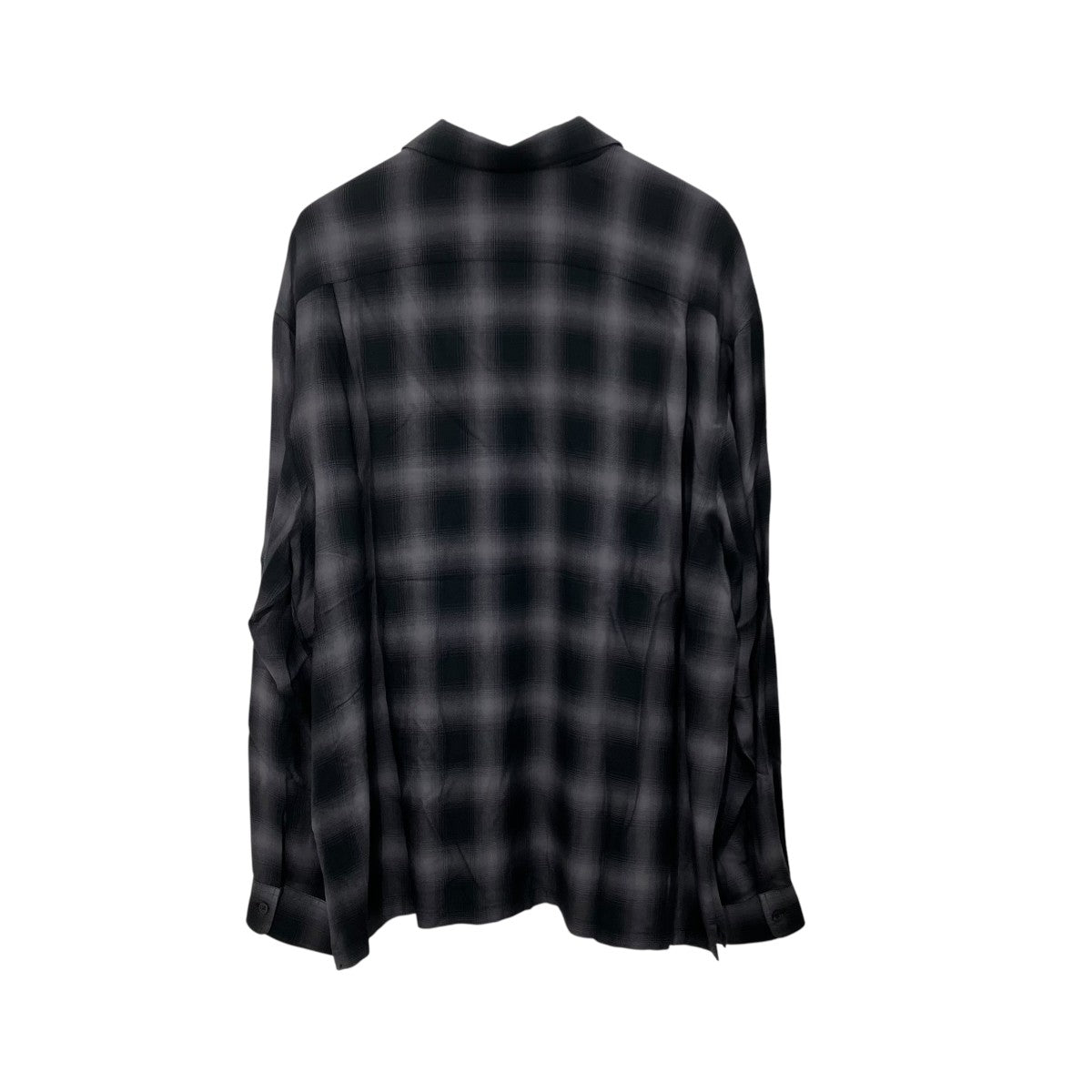 Supreme 26SSShadow Plaid Rayon Shirtオンブレチェック長袖シャツ 古着・中古-2枚目のアイテム画像