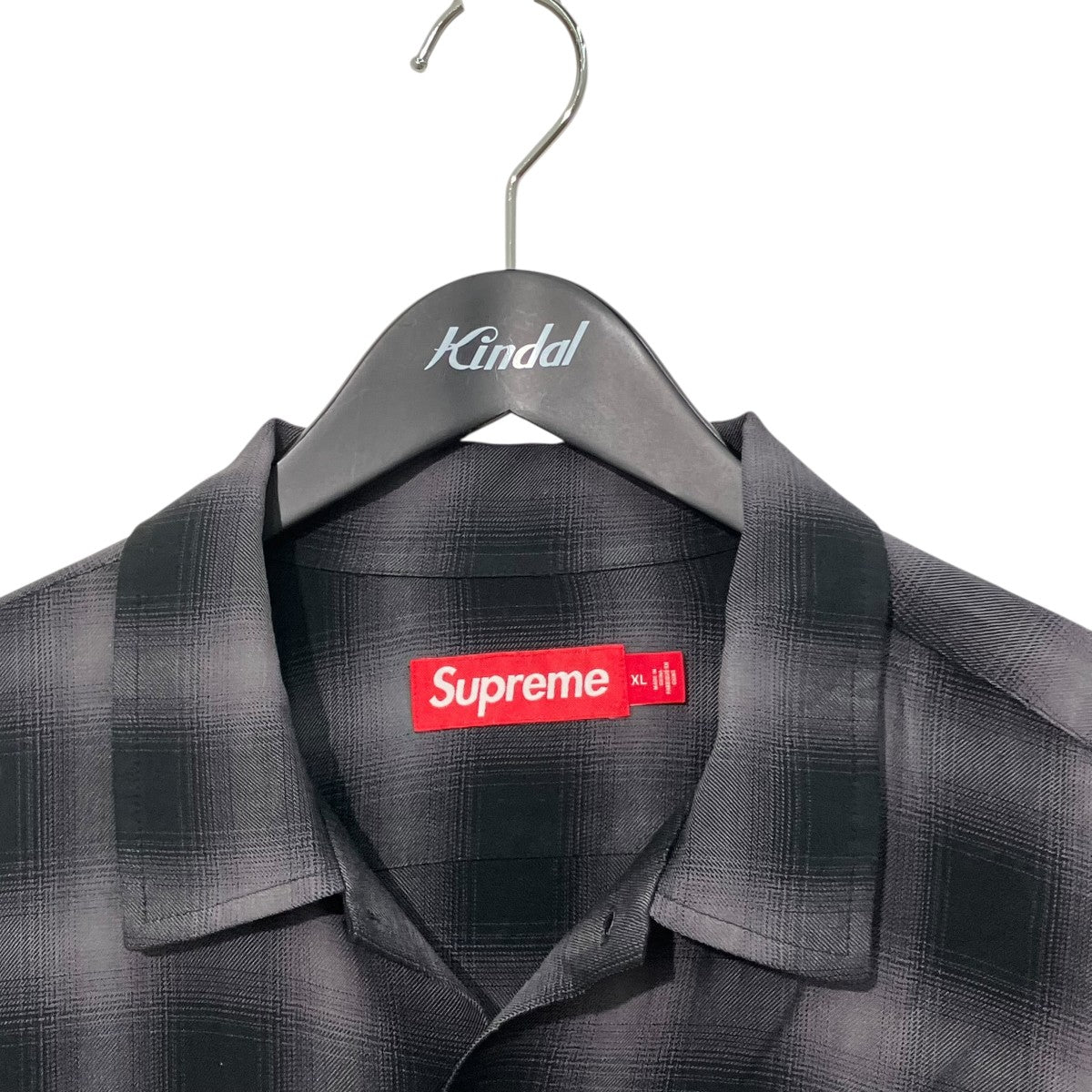 Supreme 26SSShadow Plaid Rayon Shirtオンブレチェック長袖シャツ 古着・中古-3枚目のアイテム画像