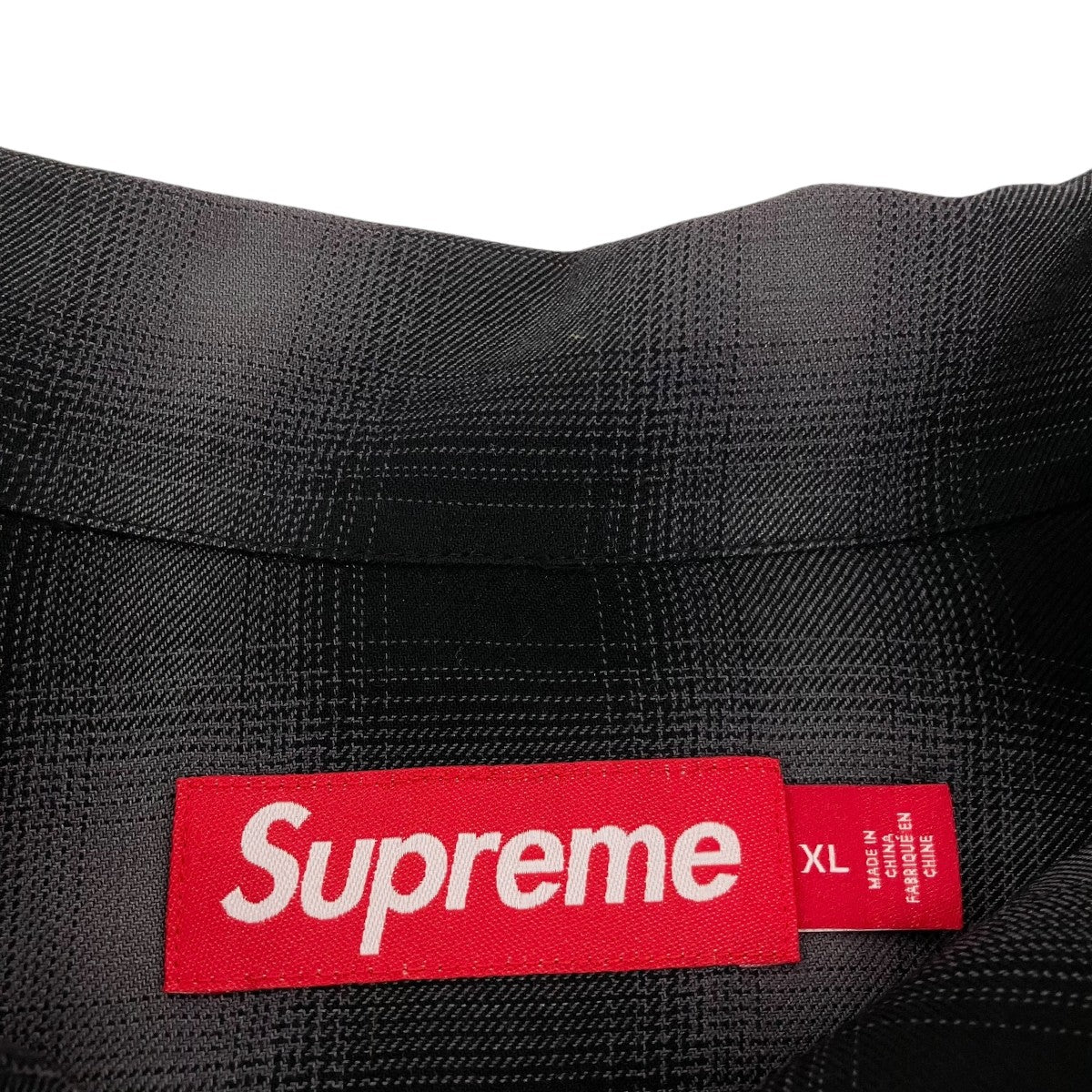 Supreme 26SSShadow Plaid Rayon Shirtオンブレチェック長袖シャツ 古着・中古-5枚目のアイテム画像