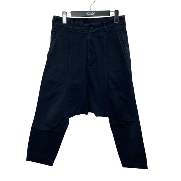 美品✨コムデギャルソンコムデギャルソン サルエルパンツ ワッフル SS ネイビー COMME des GARCONS COMME des GARCONS(コムデギャルソン