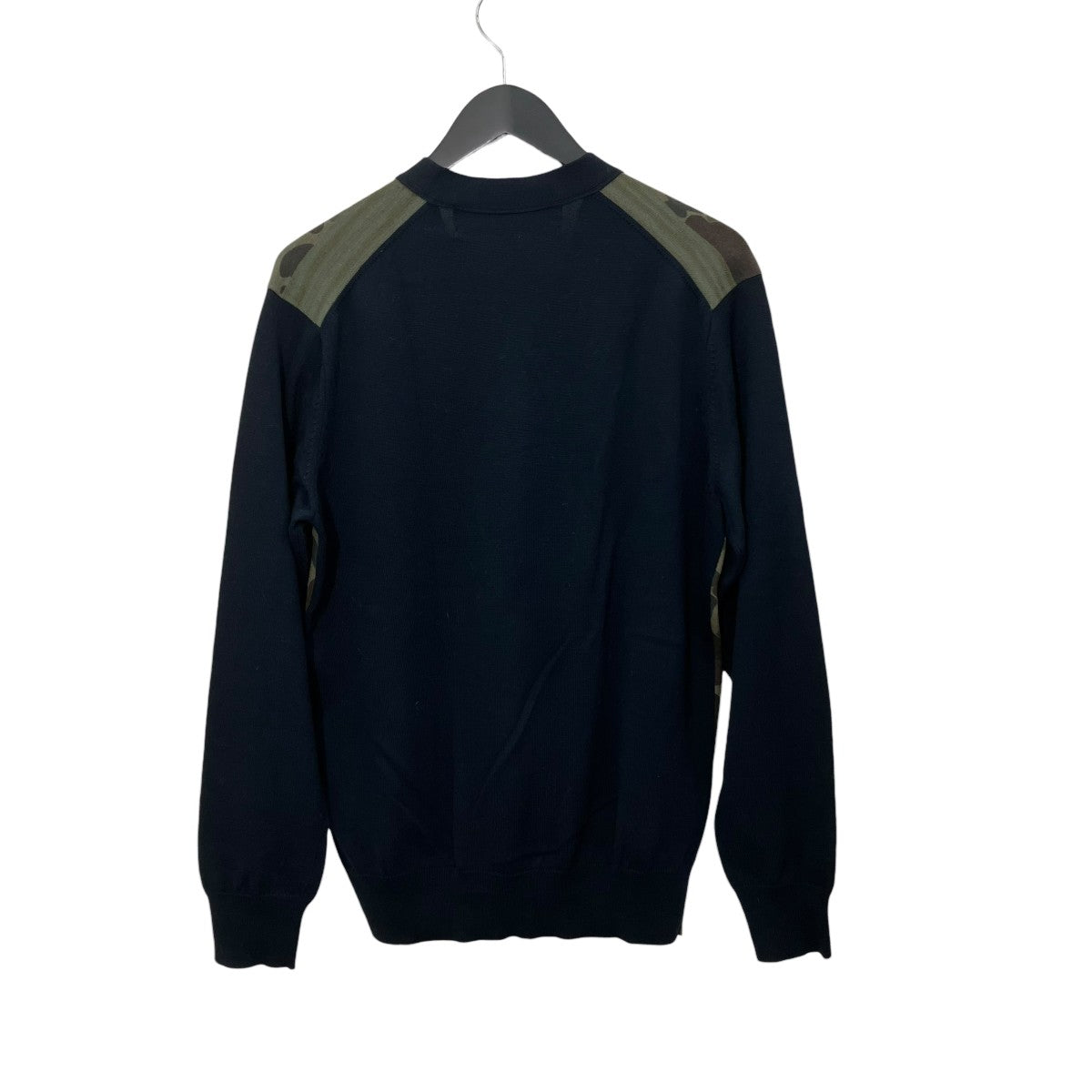 COMME des GARCONS HOMME カモフラージュニットカーディガンHT-N002 古着・中古-2枚目のアイテム画像