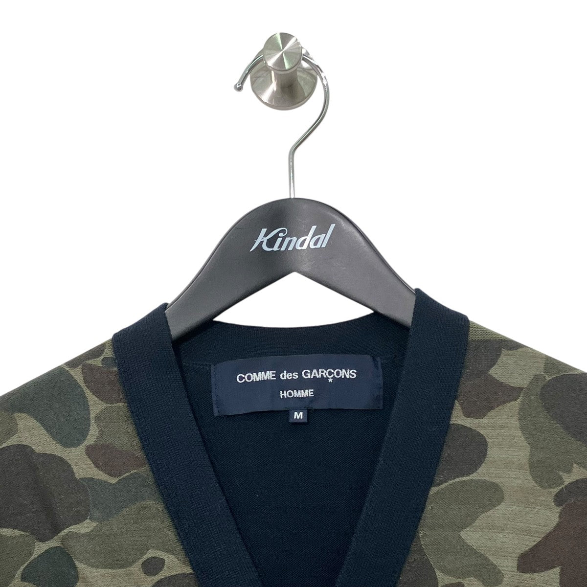 COMME des GARCONS HOMME カモフラージュニットカーディガンHT-N002 古着・中古-3枚目のアイテム画像