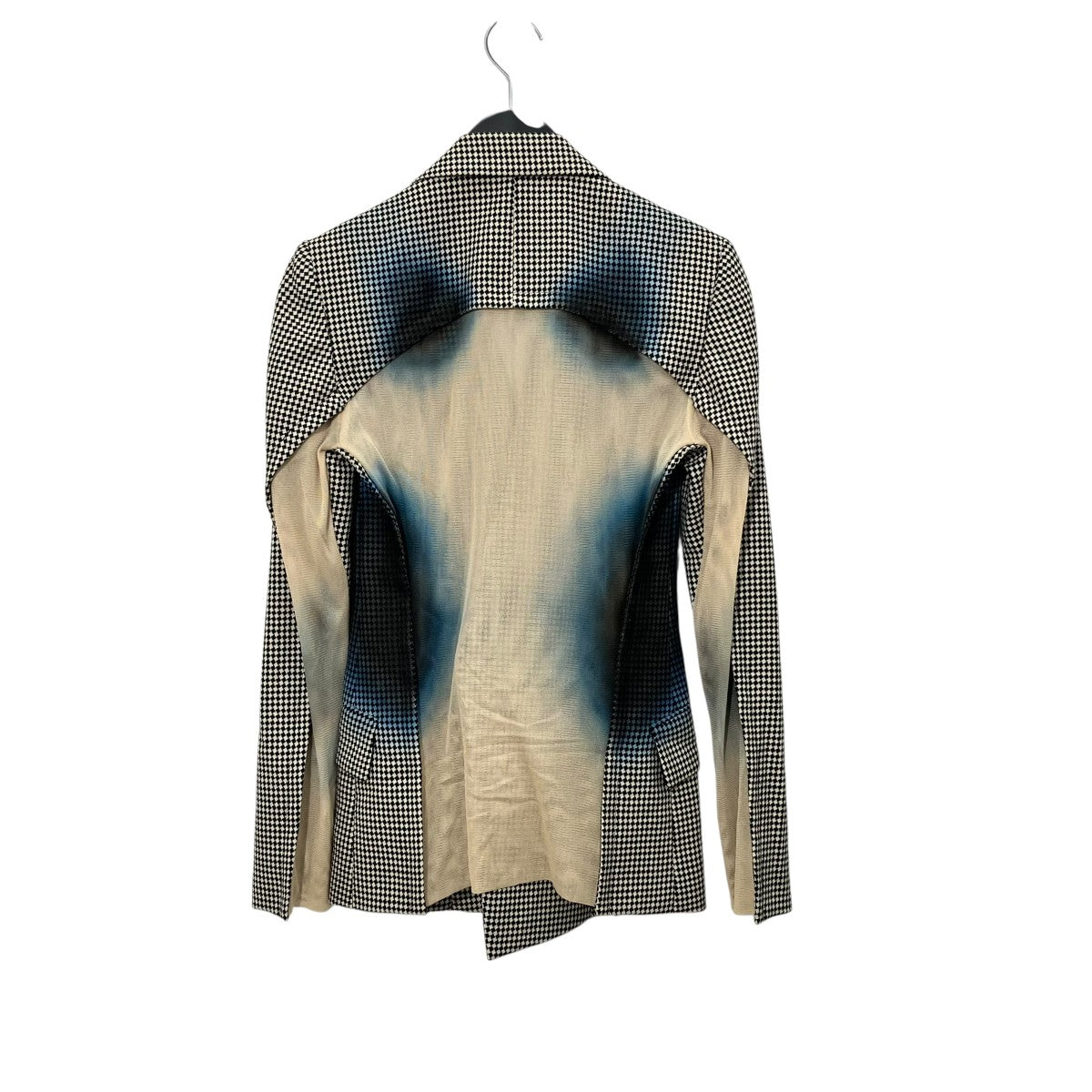 ISSEY MIYAKE(イッセイミヤケ) ダブルジャケット ブラック×ブルー