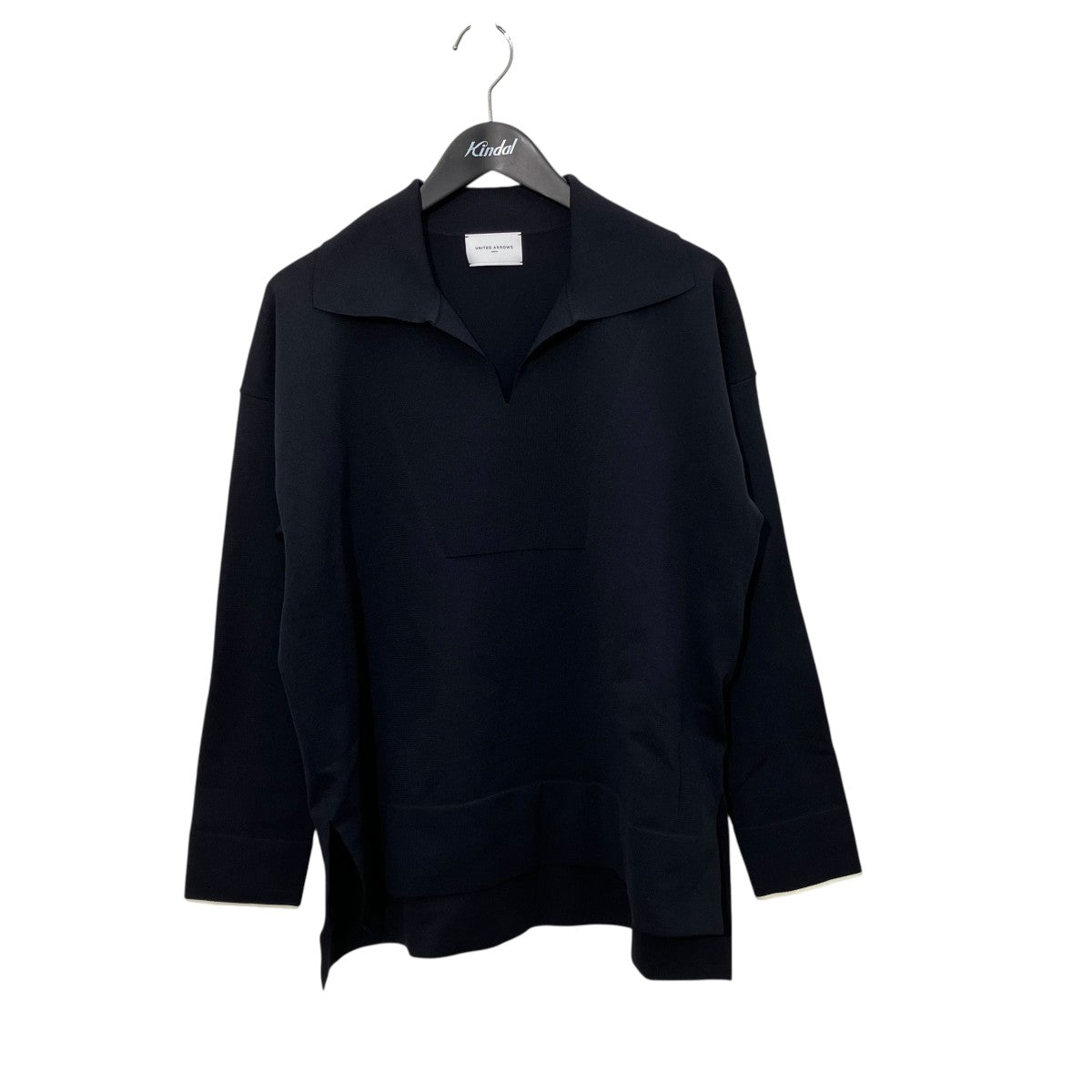 UNITED ARROWS スキッパー プルオーバーニット1513-1-061565 古着・中古-1枚目のアイテム画像