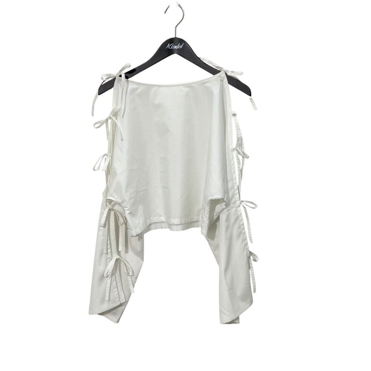 cygne サイドオープンリボントップス Eliane長袖ブラウス 古着・中古-1枚目のアイテム画像